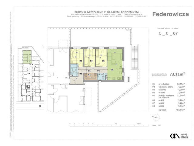 Mieszkanie w inwestycji Federowicza – Ruczaj Park, symbol C.7 » nportal.pl