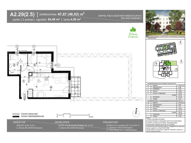 Mieszkanie w inwestycji Zielone Zamienie Etap VIII, symbol A2_29 » nportal.pl
