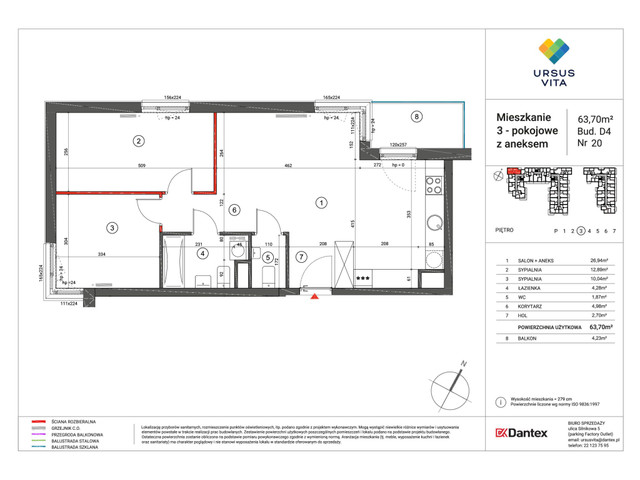 Mieszkanie w inwestycji Ursus Vita, symbol UV_D4D5-M020 » nportal.pl