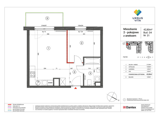 Mieszkanie w inwestycji Ursus Vita, symbol UV_D4D5-M031 » nportal.pl