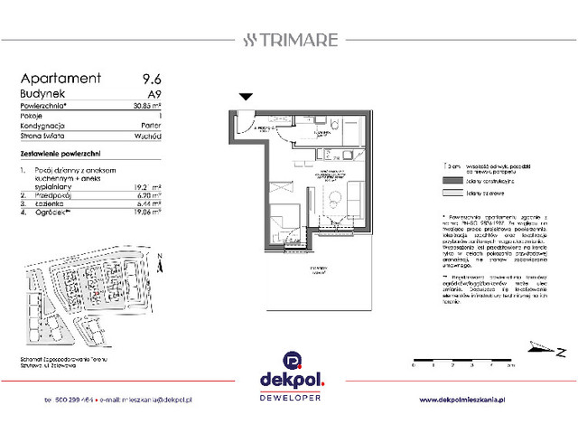 Mieszkanie w inwestycji TRIMARE, budynek Rezerwacja, symbol 9.6 » nportal.pl