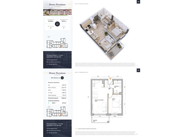 Mieszkanie w inwestycji Apartamenty Home Premium Etap II, symbol M.66 » nportal.pl