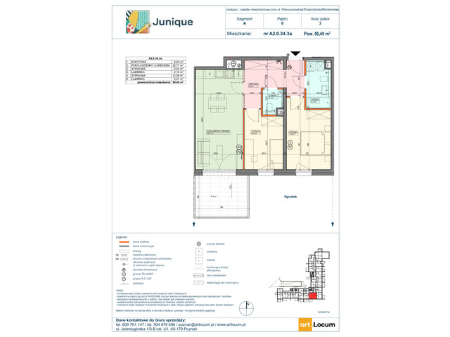Mieszkanie w inwestycji JUNIQUE, symbol A2.0.34.3a » nportal.pl