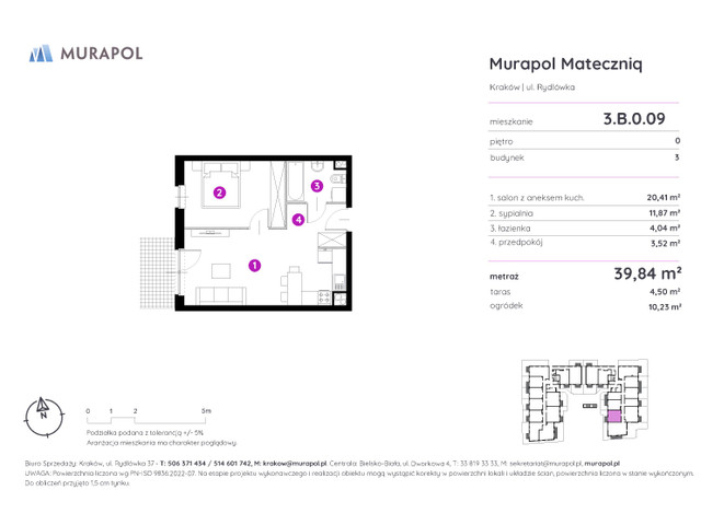 Mieszkanie w inwestycji Murapol Mateczniq, symbol 3.B.0.09 » nportal.pl