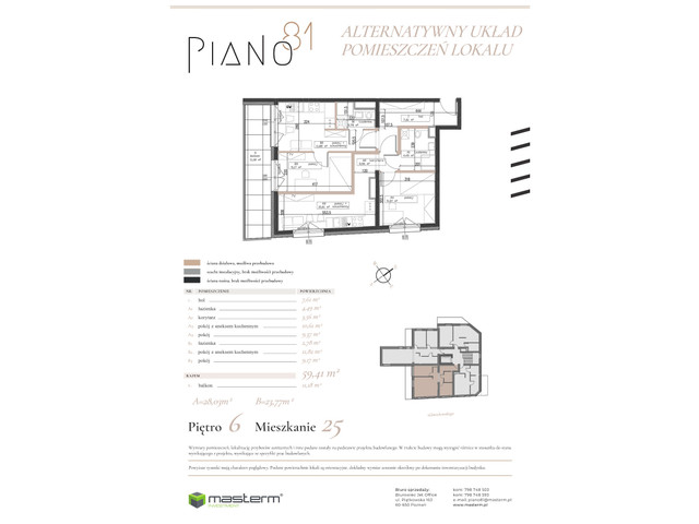 Mieszkanie w inwestycji PIANO81, symbol M25 » nportal.pl