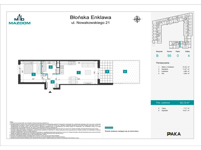 Mieszkanie w inwestycji Błońska Enklawa, symbol B.95 » nportal.pl