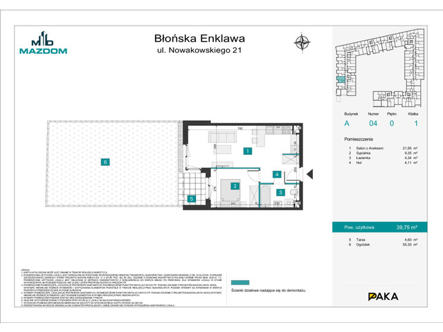 Mieszkanie w inwestycji Błońska Enklawa, symbol A.4 » nportal.pl