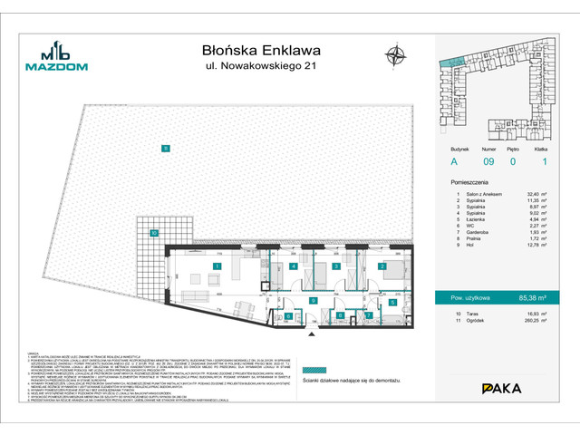 Mieszkanie w inwestycji Błońska Enklawa, symbol A.9 » nportal.pl
