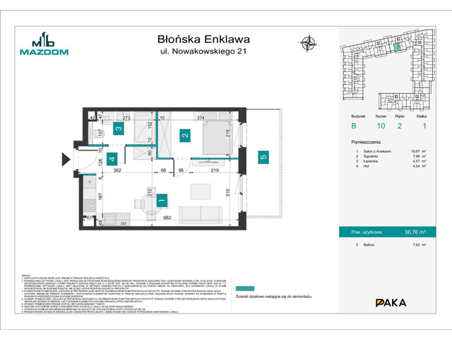 Mieszkanie w inwestycji Błońska Enklawa, symbol B.10 » nportal.pl
