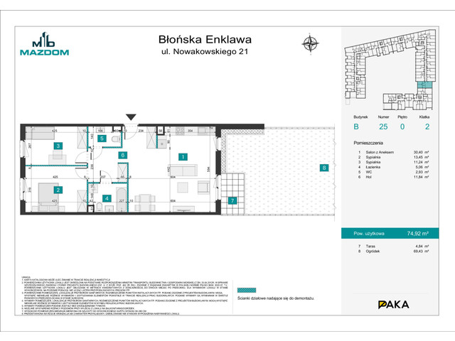 Mieszkanie w inwestycji Błońska Enklawa, symbol B.25 » nportal.pl