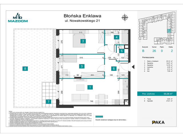 Mieszkanie w inwestycji Błońska Enklawa, symbol B.26 » nportal.pl