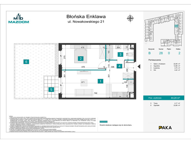 Mieszkanie w inwestycji Błońska Enklawa, symbol B.28 » nportal.pl