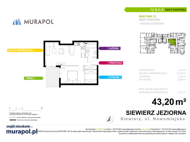 Mieszkanie w inwestycji Murapol Siewierz Jeziorna, symbol 12.B.0.2 » nportal.pl