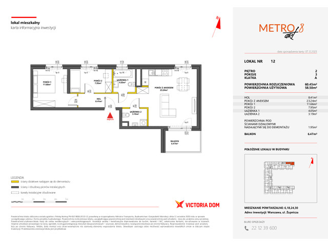 Mieszkanie w inwestycji METRO ART, symbol 8M.12 » nportal.pl