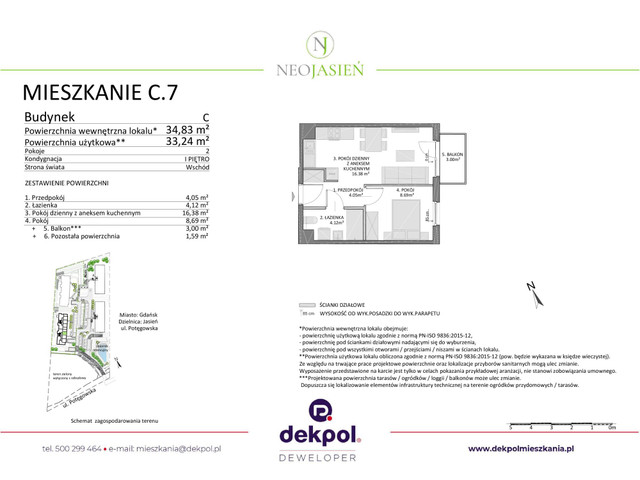 Mieszkanie w inwestycji Neo Jasień, budynek Rezerwacja, symbol C7 » nportal.pl