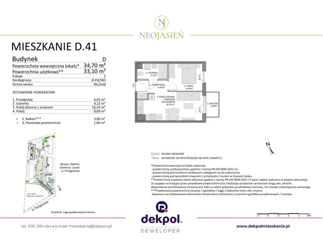 Mieszkanie w inwestycji Neo Jasień, symbol D41 » nportal.pl