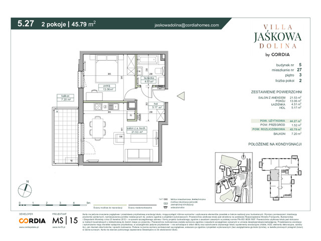 Mieszkanie w inwestycji Villa Jaśkowa Dolina, symbol B5_5.A.27 » nportal.pl