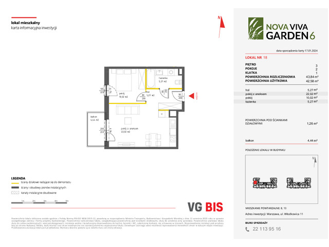 Mieszkanie w inwestycji NOVA VIVA GARDEN, symbol 6_A_18 » nportal.pl