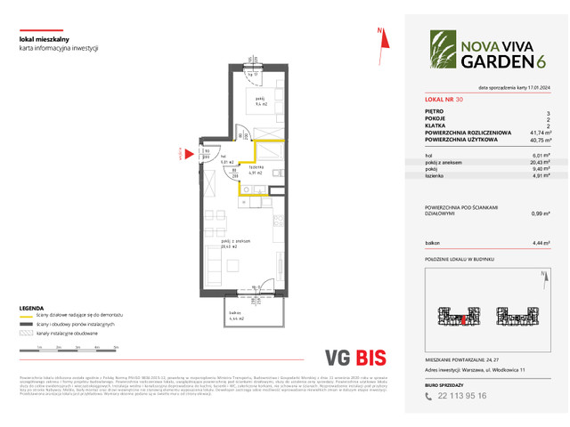 Mieszkanie w inwestycji NOVA VIVA GARDEN, symbol 6_A_30 » nportal.pl