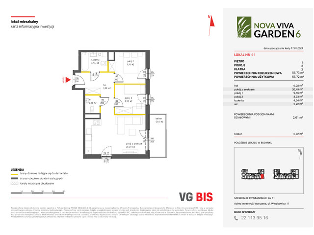 Mieszkanie w inwestycji NOVA VIVA GARDEN, symbol 6_A_41 » nportal.pl