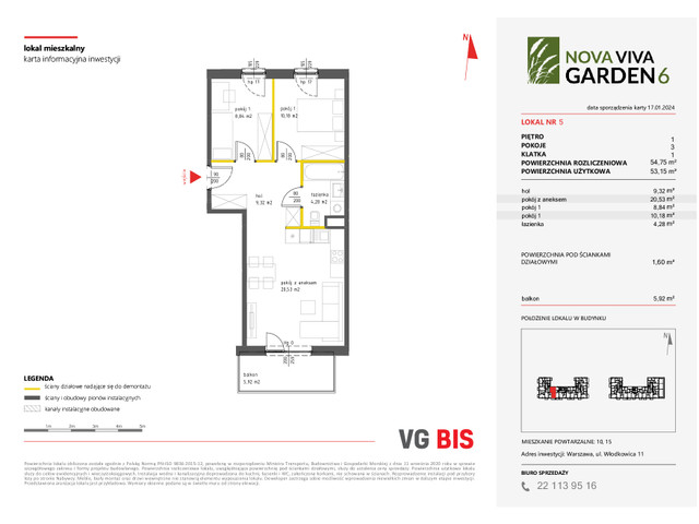 Mieszkanie w inwestycji NOVA VIVA GARDEN, symbol 6_A_5 » nportal.pl