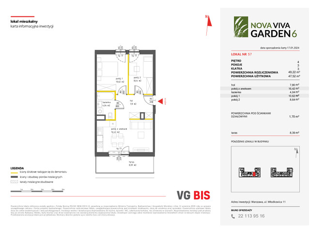 Mieszkanie w inwestycji NOVA VIVA GARDEN, symbol 6_A_57 » nportal.pl