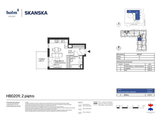 Mieszkanie w inwestycji Holm House, symbol HB0209 » nportal.pl