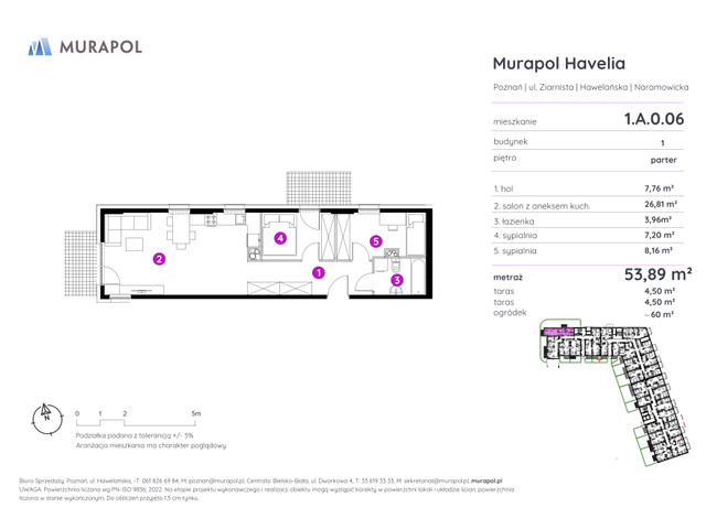 Mieszkanie w inwestycji Murapol Havelia, symbol 1.A.0.06 » nportal.pl