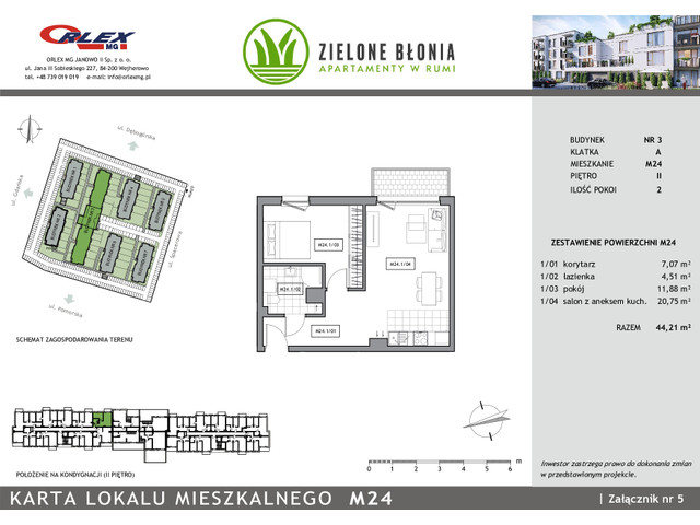 Mieszkanie w inwestycji RUMIA ZIELONE BŁONIA ETAP II, symbol 18A/M24 » nportal.pl