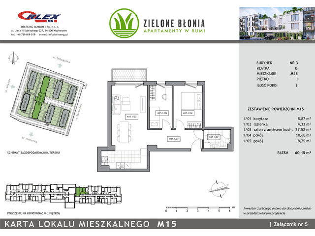 Mieszkanie w inwestycji RUMIA ZIELONE BŁONIA ETAP II, symbol 18B/M15 » nportal.pl