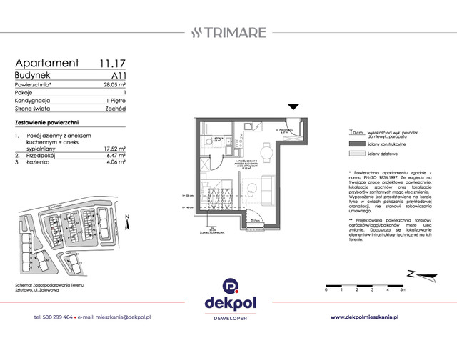 Mieszkanie w inwestycji TRIMARE, symbol 11.17 » nportal.pl