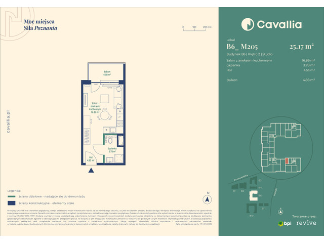 Mieszkanie w inwestycji Cavallia, symbol B6_M205 » nportal.pl