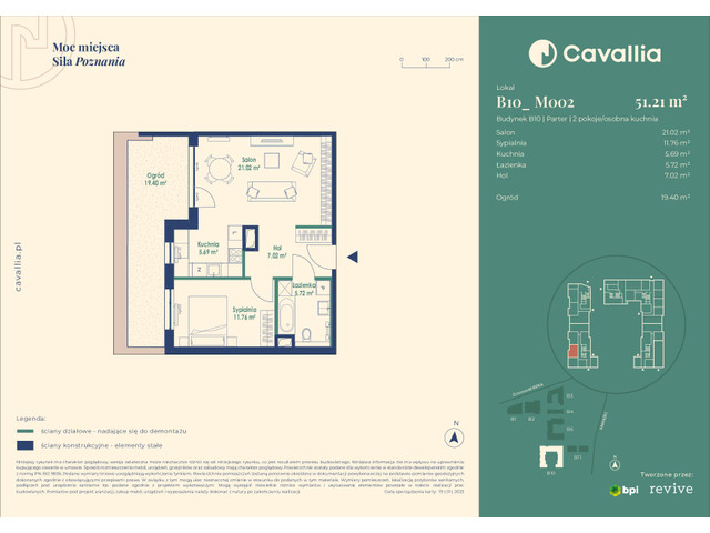 Mieszkanie w inwestycji Cavallia, symbol B10_M002 » nportal.pl