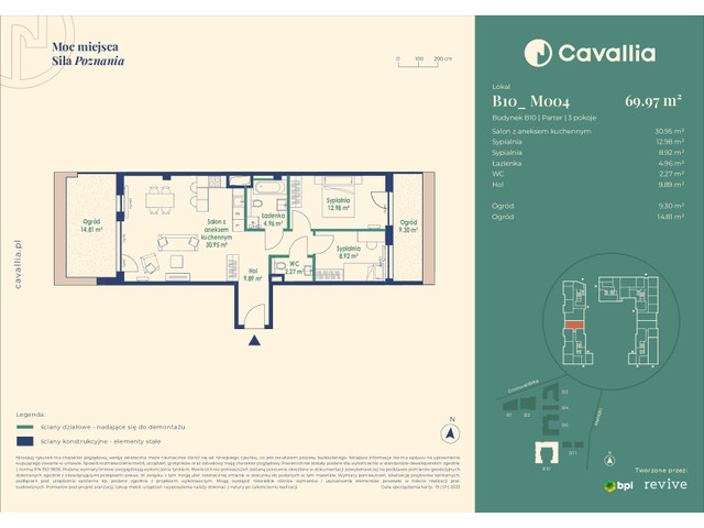 Mieszkanie w inwestycji Cavallia, symbol B10_M004 » nportal.pl