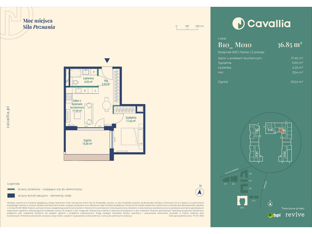 Mieszkanie w inwestycji Cavallia, symbol B10_M010 » nportal.pl