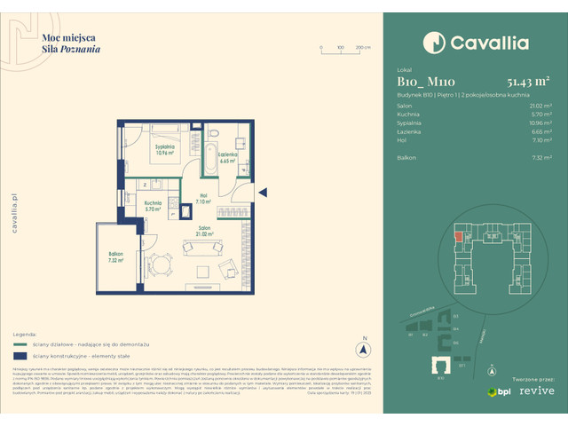 Mieszkanie w inwestycji Cavallia, symbol B10_M110 » nportal.pl