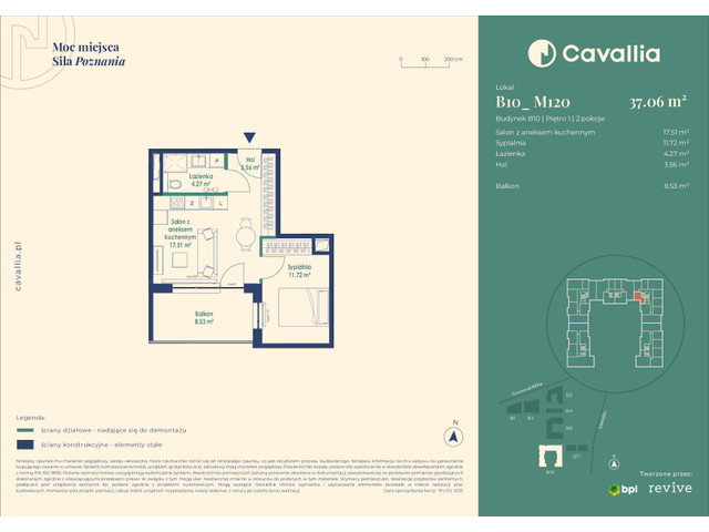 Mieszkanie w inwestycji Cavallia, symbol B10_M120 » nportal.pl