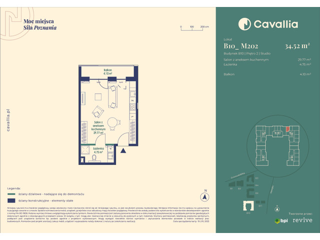 Mieszkanie w inwestycji Cavallia, symbol B10_M202 » nportal.pl