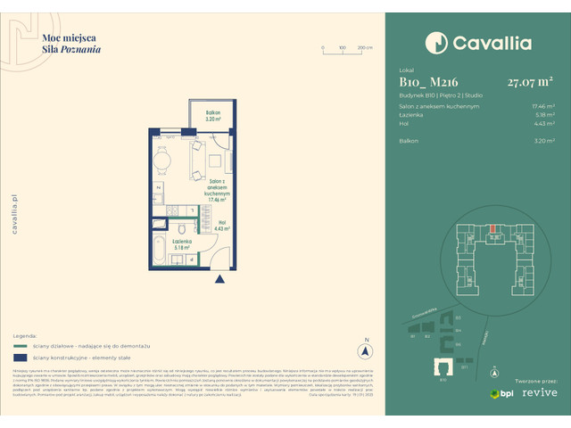 Mieszkanie w inwestycji Cavallia, symbol B10_M216 » nportal.pl