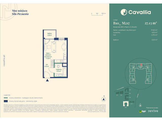 Mieszkanie w inwestycji Cavallia, symbol B10_M217 » nportal.pl