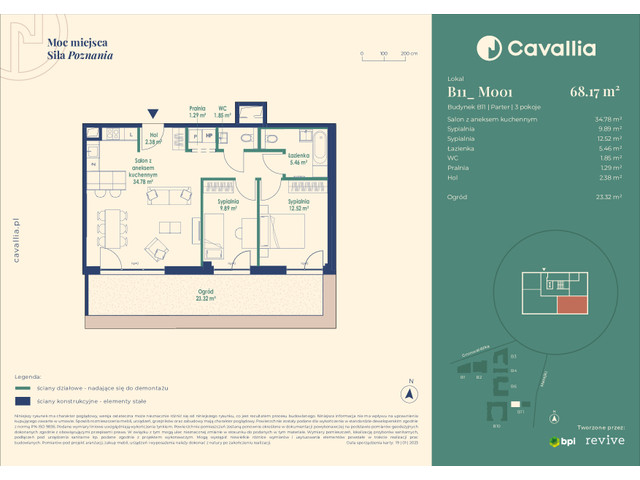 Mieszkanie w inwestycji Cavallia, symbol B11_M001 » nportal.pl