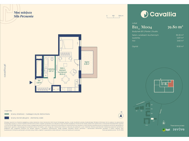 Mieszkanie w inwestycji Cavallia, symbol B11_M004 » nportal.pl