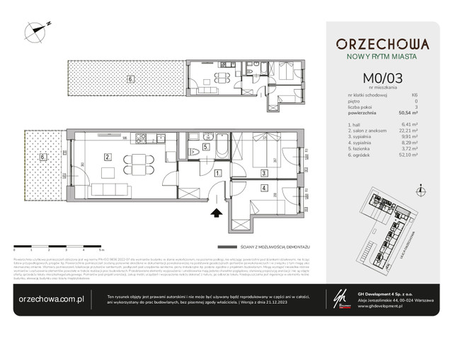 Mieszkanie w inwestycji Orzechowa, symbol M0/03 » nportal.pl