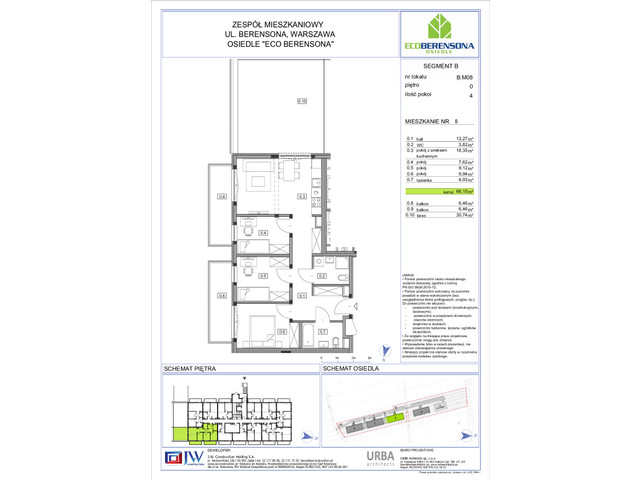 Mieszkanie w inwestycji Eco Berensona, budynek Rezerwacja, symbol B.8 » nportal.pl