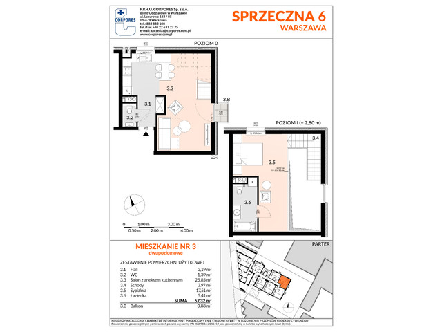 Mieszkanie w inwestycji SPRZECZNA 6, symbol 3 » nportal.pl