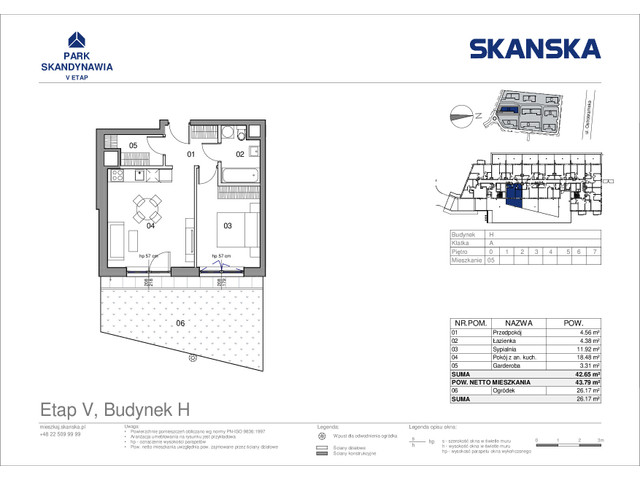 Mieszkanie w inwestycji Park Skandynawia V, symbol HA0005 » nportal.pl