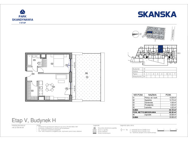 Mieszkanie w inwestycji Park Skandynawia V, symbol HB0004 » nportal.pl