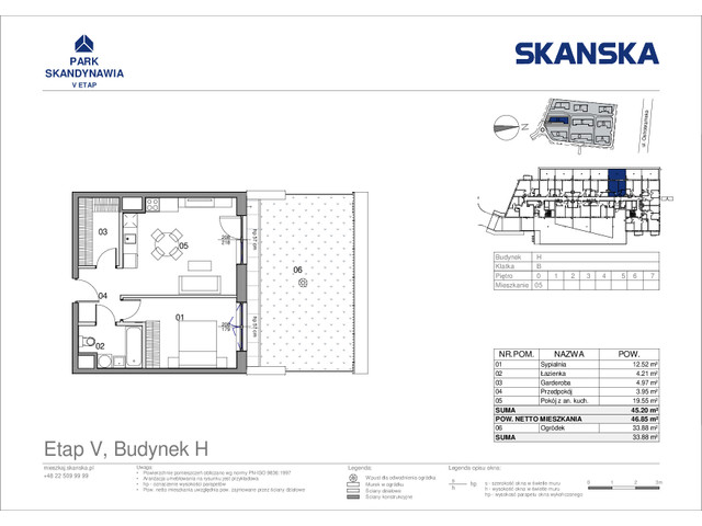 Mieszkanie w inwestycji Park Skandynawia V, symbol HB0005 » nportal.pl