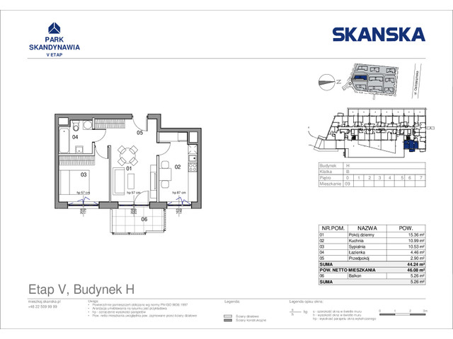 Mieszkanie w inwestycji Park Skandynawia V, symbol HB0009 » nportal.pl