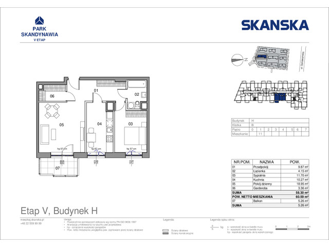 Mieszkanie w inwestycji Park Skandynawia V, symbol HB0111 » nportal.pl